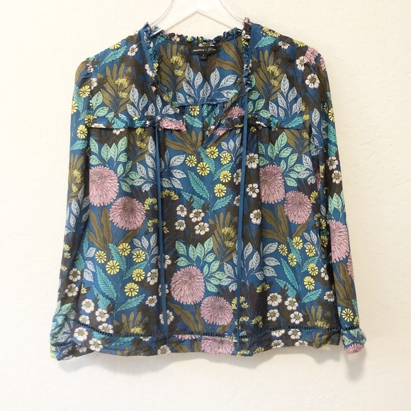 J. Crew Tops - Abigail Borg for J.Crew • floral blouse